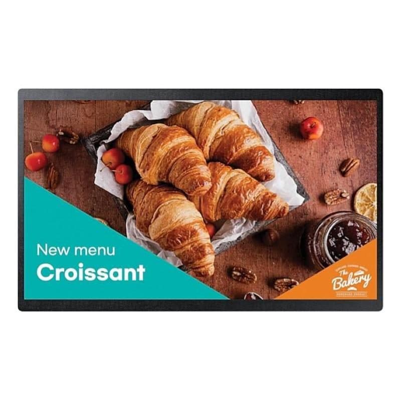 Display per segnaletica digitale 23,8 pollici LED Wi-Fi 250 cd/m² Full HD nero Tizen 16/7 - Samsung LH24QBCEBGCXEN