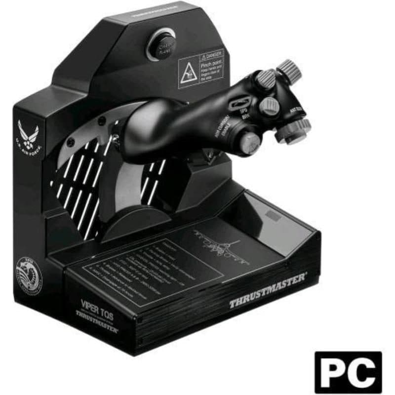 Sistema quadrante manetta per PC in metallo, effetto Hall, 21 pulsanti azione, 5 assi - Thrustmaster Viper TQS