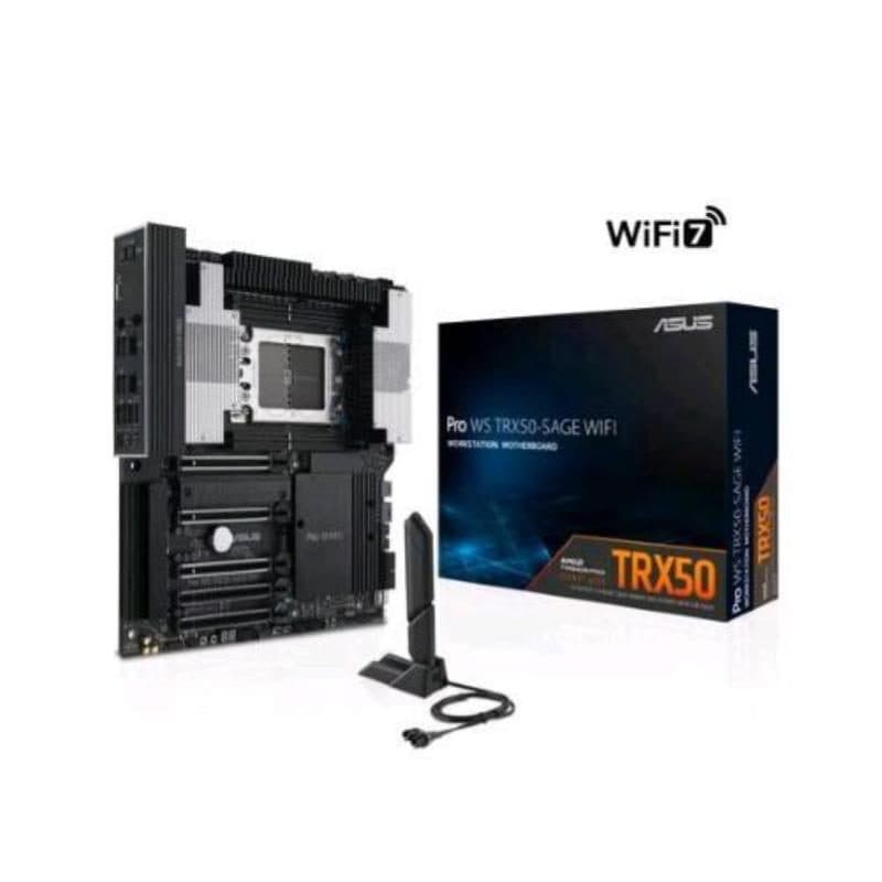 Scheda madre form SSI CEB chipset AMD TRX50 socket sTR5 Wi-Fi 7 - ASUS Pro WS TRX50-Sage WiFi