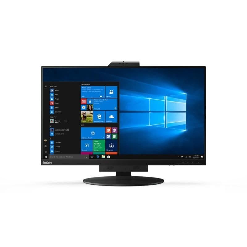 Monitor 27 pollici LED Quad HD 2560 x 1440 4 ms 60 Hz webcam HDMI DisplayPort nero - Lenovo ThinkCentre Tiny-in-One 27