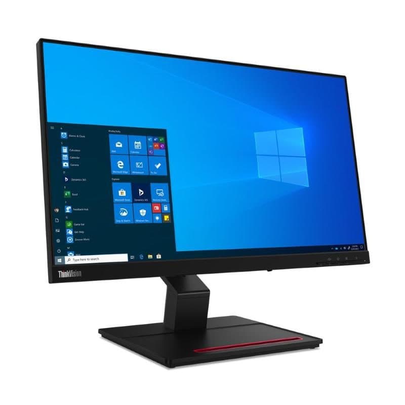 Monitor LED 23,8 pollici 1920x1080 pixel Full HD touch screen capacitivo nero - Lenovo ThinkVision T24t-20