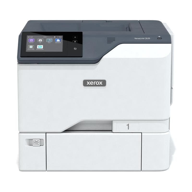 Stampante laser a colori A4 duplex fronte/retro display cassetto 650 fogli NFC USB Gigabit LAN 50 ppm - Xerox VersaLink C620/DN