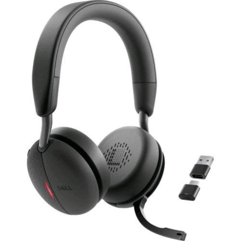 Cuffie con microfono wireless ANC con cancellazione del rumore nero - Dell WL5024 Pro
