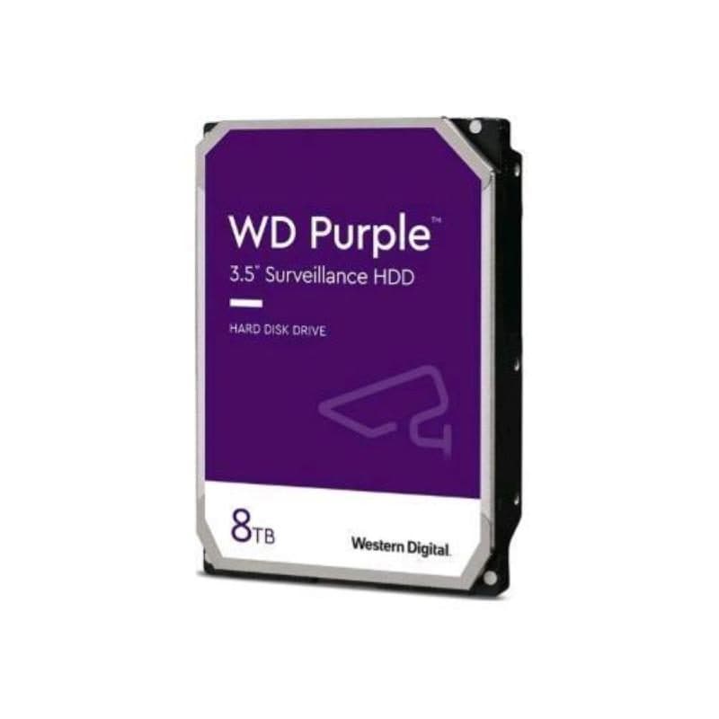 HDD 8TB interno 3,5 pollici SATA III buffer 256MB 5.400 rpm - Western Digital Purple WD85PURZ