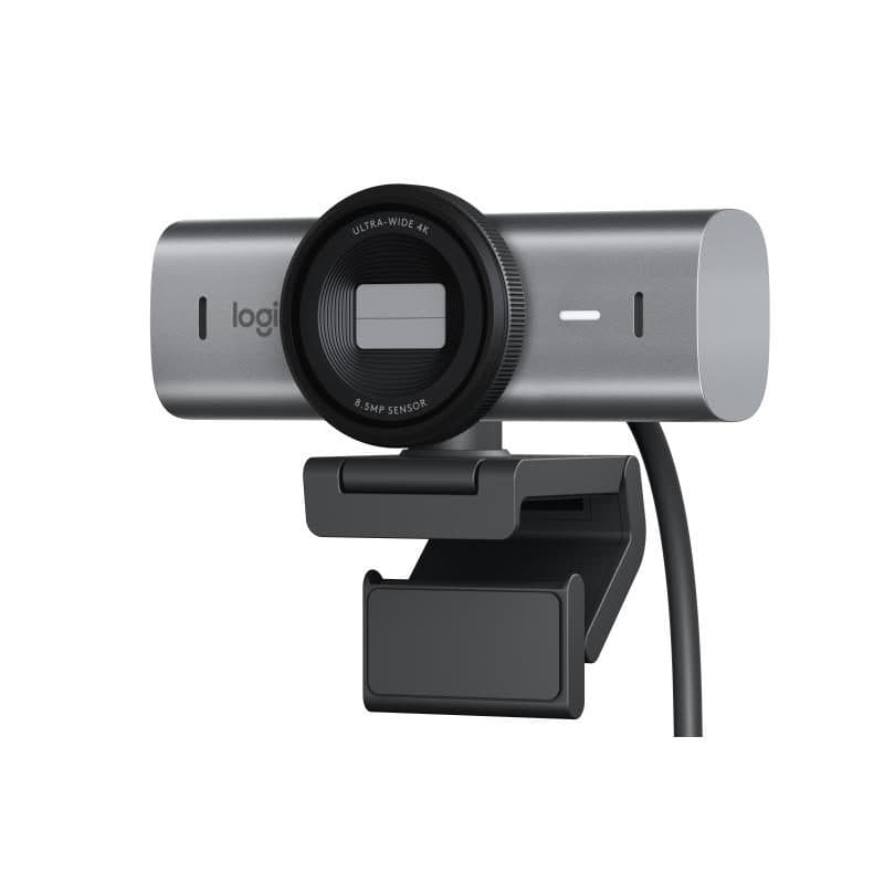 Webcam per business 4K Ultra HD con inquadratura automatica Show Mode USB-C grafite - Logitech MX Brio 705