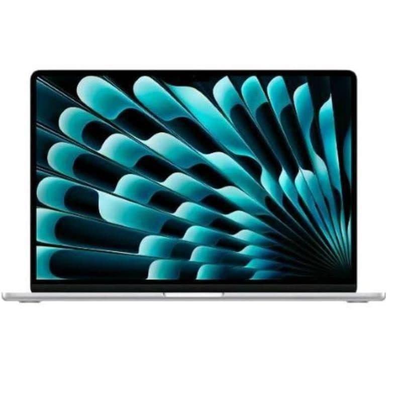 Notebook 15,3 pollici chip M3 8-core CPU 10-core GPU RAM 8GB SSD 512GB macOS Sonoma argento - Apple MacBook Air 15