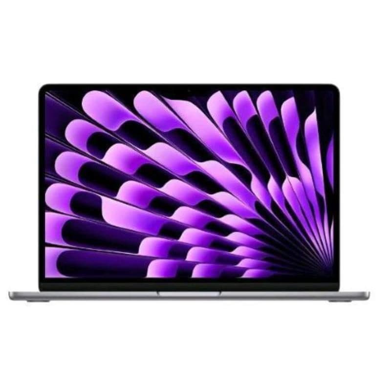 Notebook 13,6 pollici chip M3 8-core CPU 8-core GPU RAM 8GB SSD 256GB macOS Sonoma Space Grey - Apple MacBook Air 13