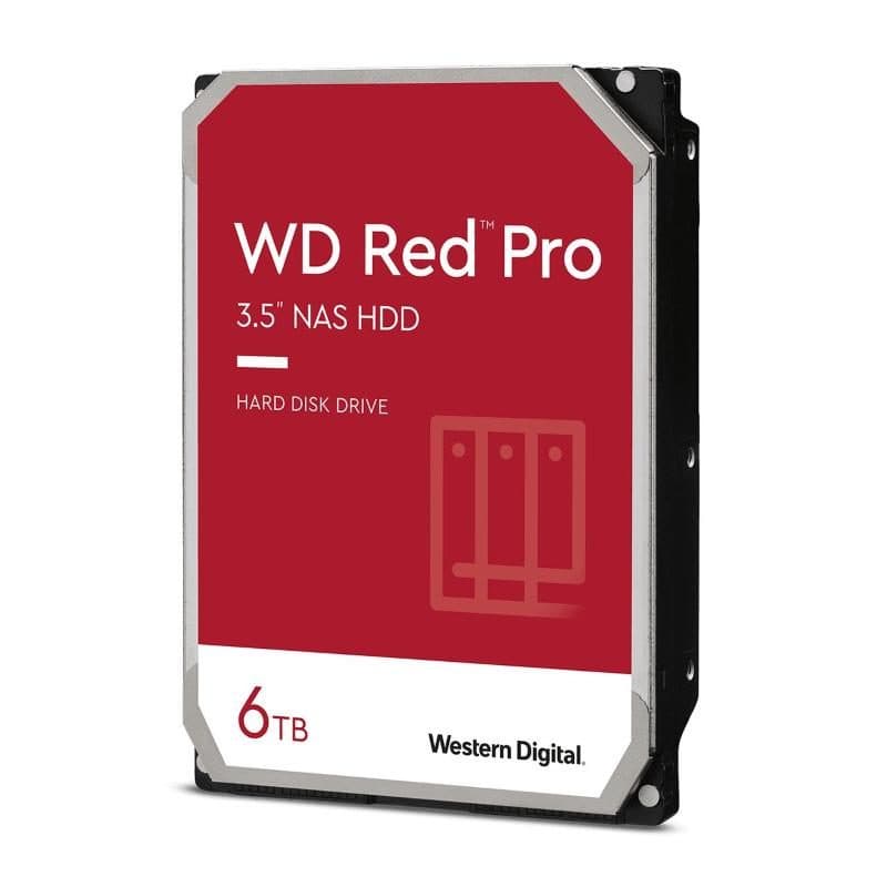 Hard disk 6.000 GB SATA III 3.5 pollici 7.200 rpm buffer 256 MB - Western Digital WD Red Pro
