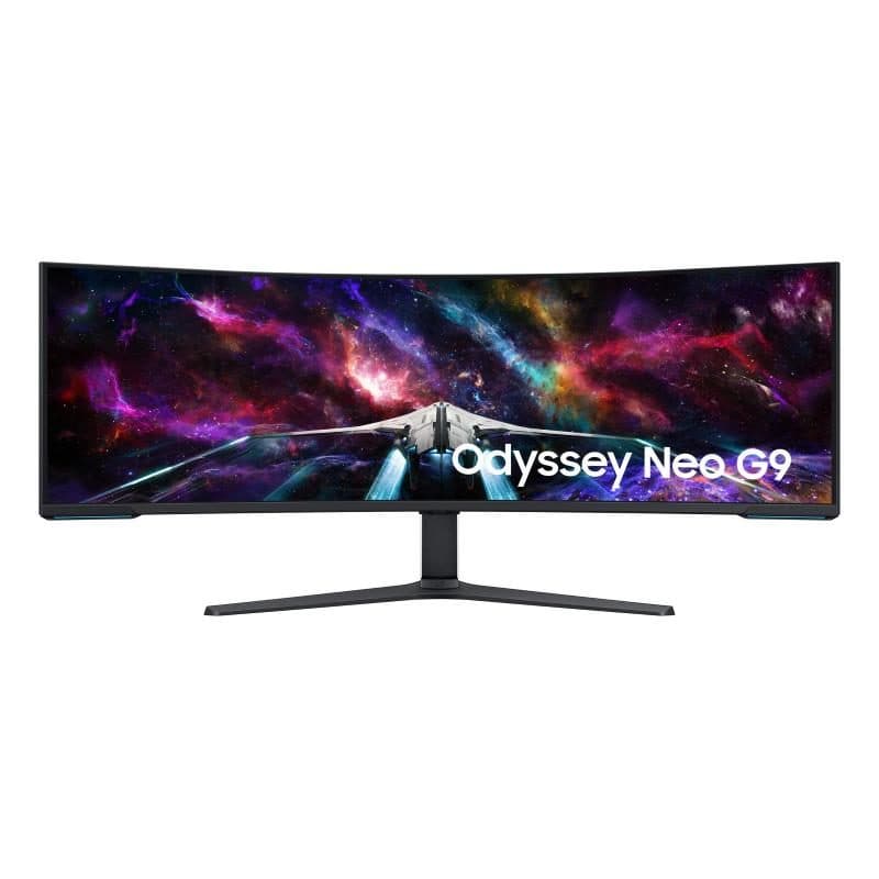 Monitor gaming curvo 1000R 57 pollici Dual UHD 7680x2160 32:9 Mini LED 240Hz 1ms - Samsung Odyssey Neo G9 S57CG952