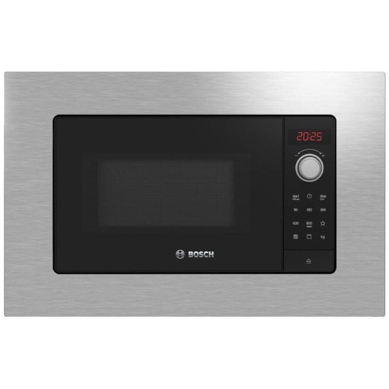 Forno a microonde da incasso 20 l 800 W con grill, classe A, acciaio inox - Bosch Serie 4 BEL623MS3