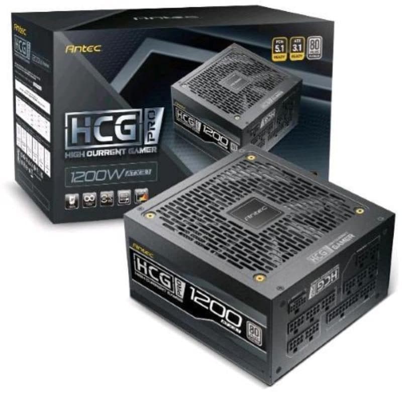 Alimentatore ATX 3.1 1.200 W 80 Plus Platinum PFC attivo PCIe 5.1 - Antec HCG1200 Pro PEC