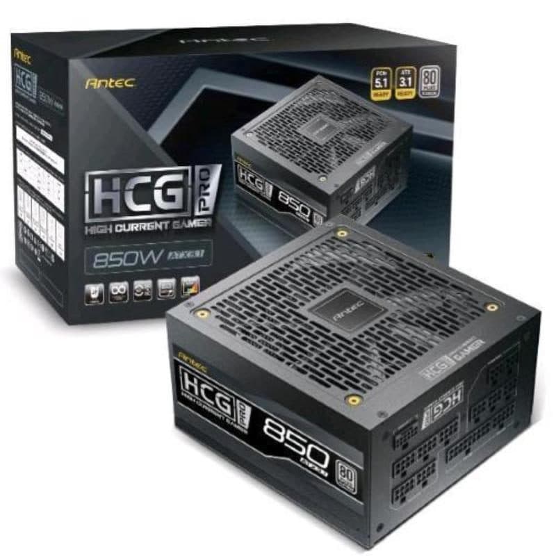 Alimentatore ATX 3.1 850 W 80 Plus Platinum PFC attivo PCIe 5.1 - Antec HCG850 Pro PEC