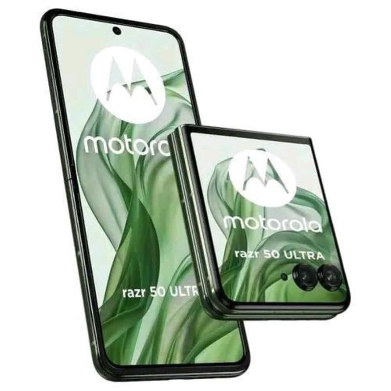Smartphone 5G dual SIM 6.9 pollici octa core 512GB RAM 12GB Spring Green - Motorola Razr 50 Ultra