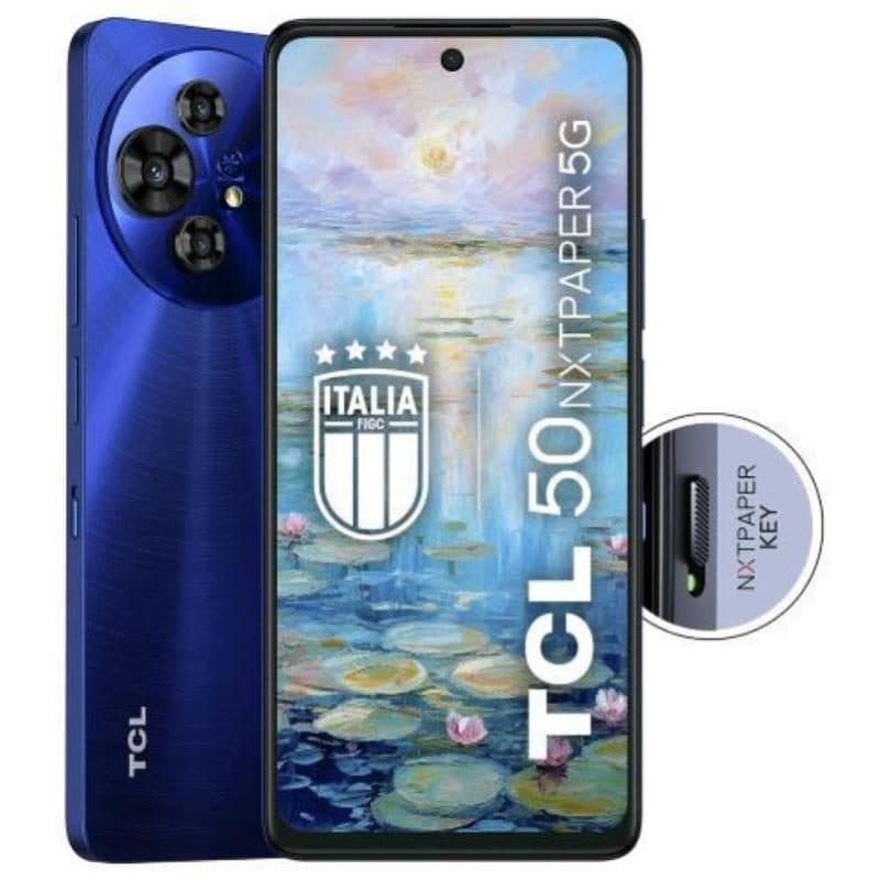 Smartphone 5G dual SIM 6.78 pollici 120Hz 8GB 256GB Midnight Blue - TCL 50 NXTPAPER