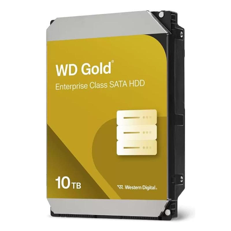 Hard disk 10 TB SATA III 3.5 pollici buffer 512 MB 7.200 rpm - Western Digital WD Gold