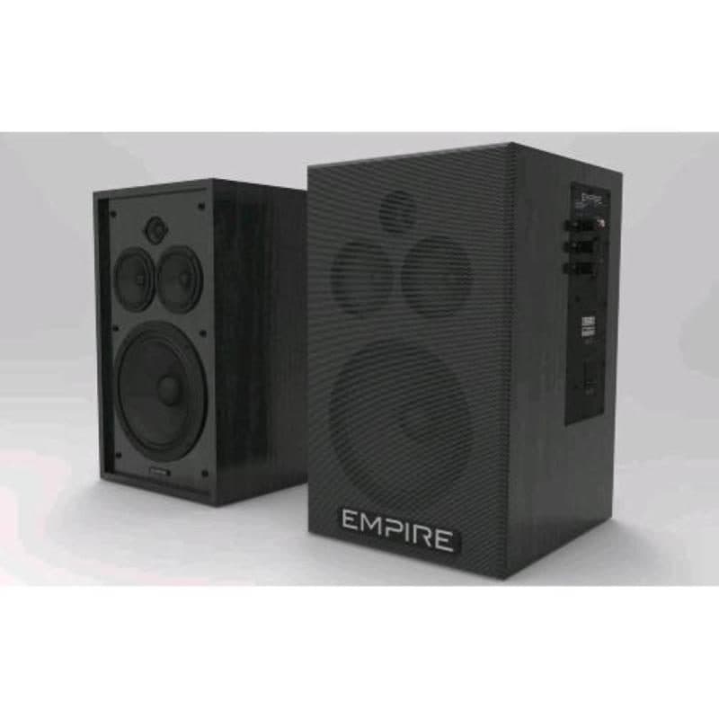 Sistema audio 2 vie 145+145 W RMS woofer 8 bass reflex ingressi XLR e stereo RCA nero - Empire HS.290