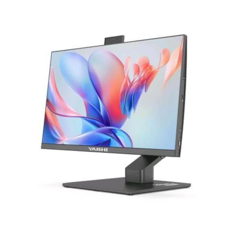 PC All-in-one 24 pollici touch screen Intel Core i5-12450H 8GB RAM SSD 512GB Windows 11 Pro nero - Yashi Zenith AY24900