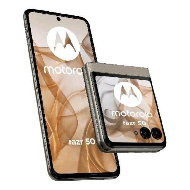 Smartphone 5G dual SIM 6.9 pollici octa core 256GB RAM 8GB Beach Sand - Motorola Razr 50