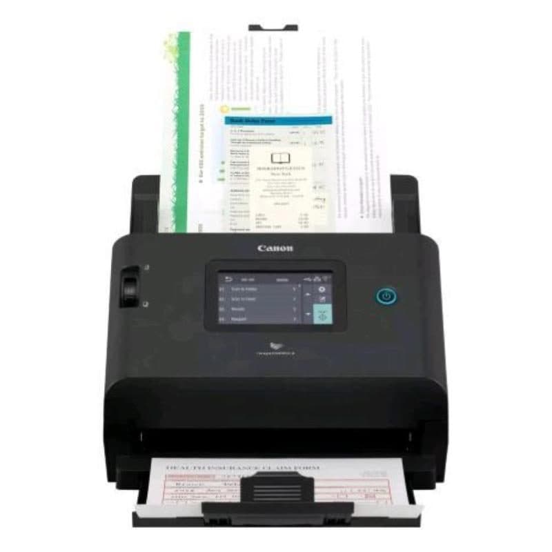 Scanner documentale A4 ADF 60 fogli 50 ppm 600 x 600 dpi nero - Canon imageFORMULA DR-S350NW