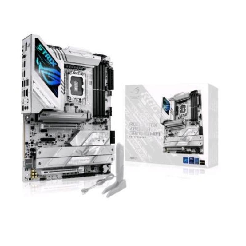 Scheda madre Intel Z890 ATX DDR5 PCIe 5.0 5 slot M.2 Wi-Fi 7 AI Overclocking - ASUS ROG Strix Z890-A Gaming WiFi