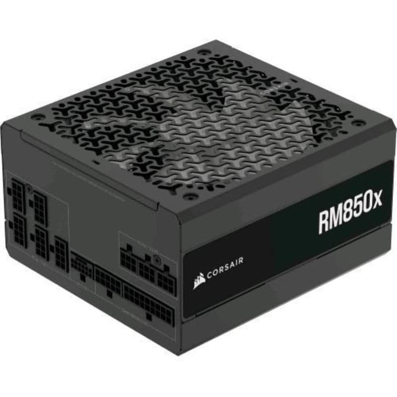 Alimentatore 850 W ATX 3.1 80 Plus Gold Cybenetics Gold completamente modulare a basso rumore nero - Corsair RM850x