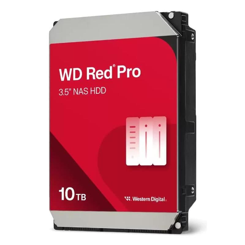 Hard disk 10 TB 3.5 pollici SATA III cache 512 MB 7.200 rpm - Western Digital WD Red Pro