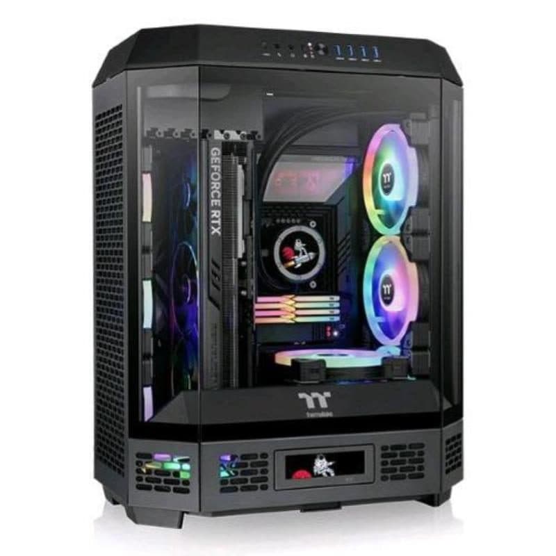 Case midi tower in vetro temperato nero - Thermaltake The Tower 600