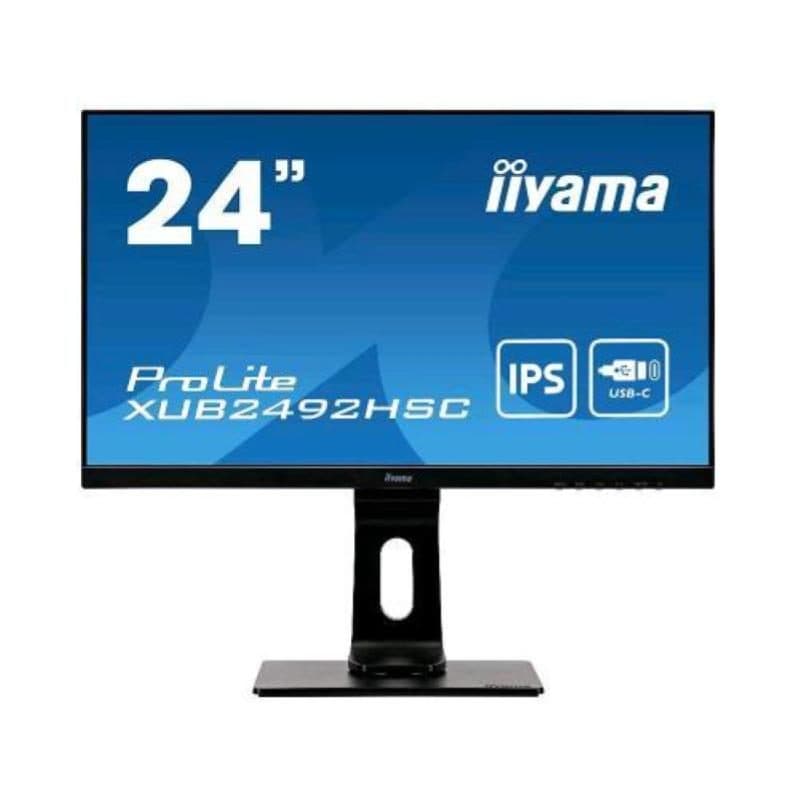Monitor 23.8 pollici LED IPS Full HD 16:9 75Hz 4ms flicker-free hub USB altoparlanti nero - iiyama ProLite XUB2492HSC-B1