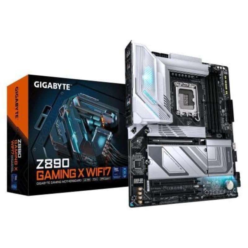 Scheda madre Intel Z890 per CPU Core Ultra (serie 2) VRM 16+1+2 fasi DDR5 fino a 8800MHz Wi-Fi 7 - Gigabyte Z890 Gaming X