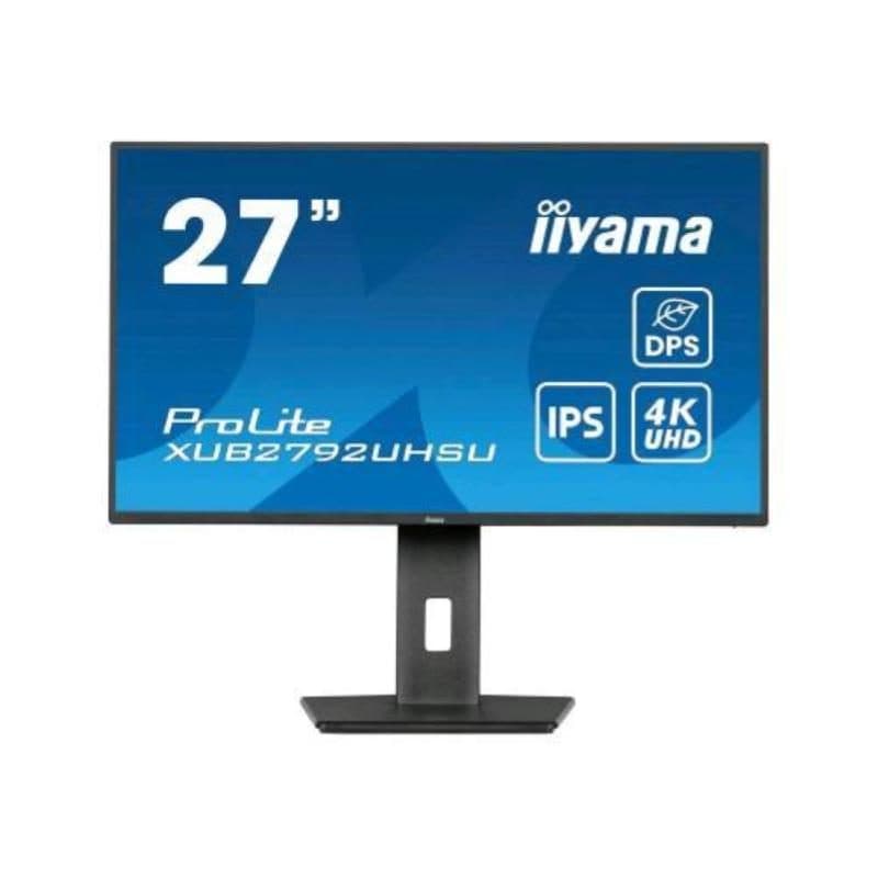 Monitor 27 pollici LED Ultra HD 4K IPS 3840 x 2160 60Hz 4ms USB-C nero - iiyama ProLite XUB2792UHSU-B6