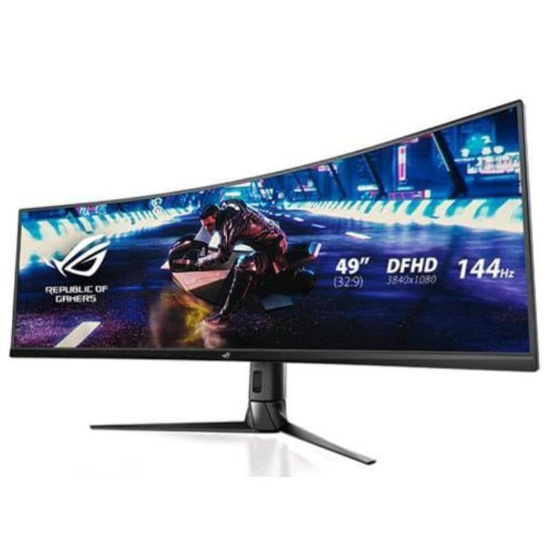Monitor gaming curvo 49 pollici LED VA DFHD 3840 x 1080 144Hz 4 ms - ASUS ROG Strix XG49VQ