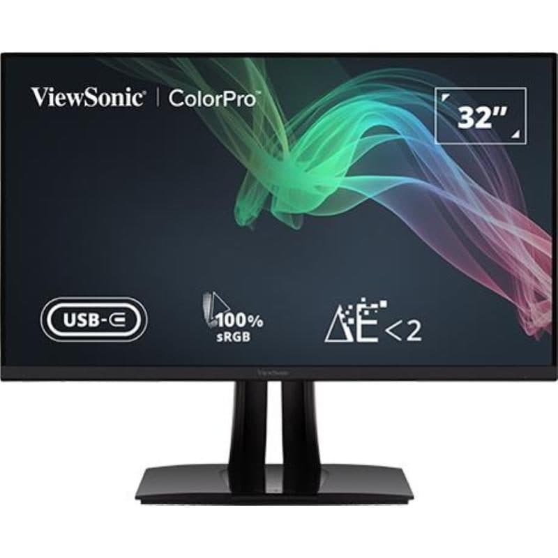 Monitor 31.5 pollici IPS UHD 4K calibrazione hardware HDMI DisplayPort USB-C 60 W - ViewSonic