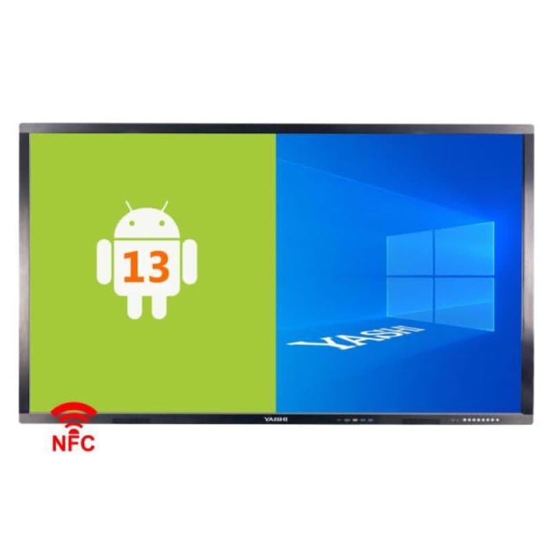 Display interattivo 75 pollici 4K 4/32 Android 13 con fotocamera - Yashi