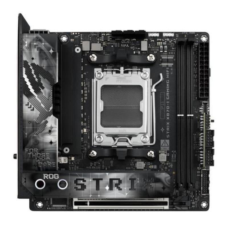 Scheda madre AMD X870 socket AM5 Mini-ITX Wi-Fi 7 2 x DDR5 2 x M.2 2 x SATA III - ASUS ROG Strix X870-I Gaming