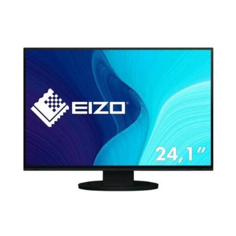 Monitor 24.1 pollici LED IPS 16:10 contrasto 1.000:1 HDMI DisplayPort 3 USB nero - Eizo FlexScan EV2495-BK