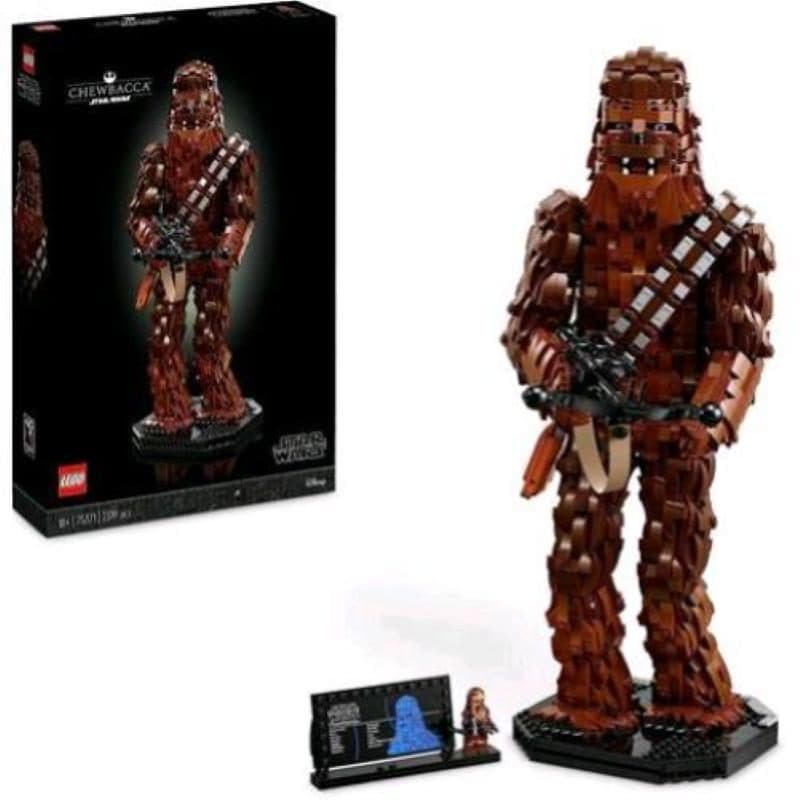 Chewbacca alto 46 cm da costruire con balestra e una minifigura - LEGO Star Wars