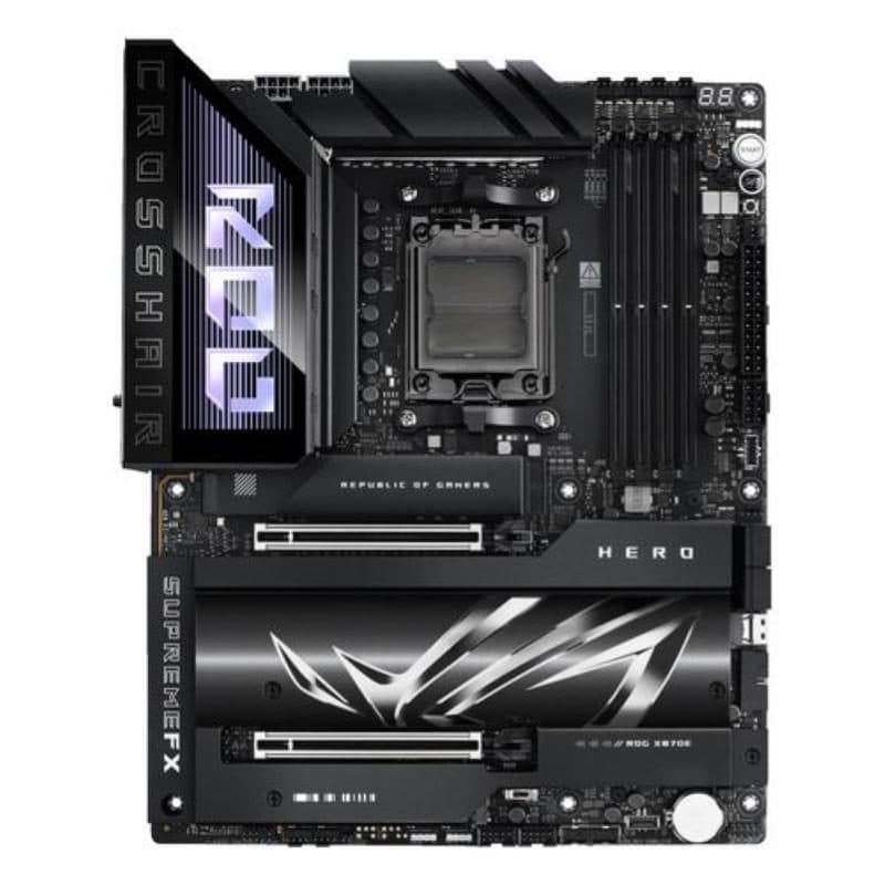 Scheda madre AMD X870E socket AM5 ATX Wi-Fi 7 4 x DDR5 5 x M.2 5 x SATA III - ASUS ROG Crosshair X870E Hero