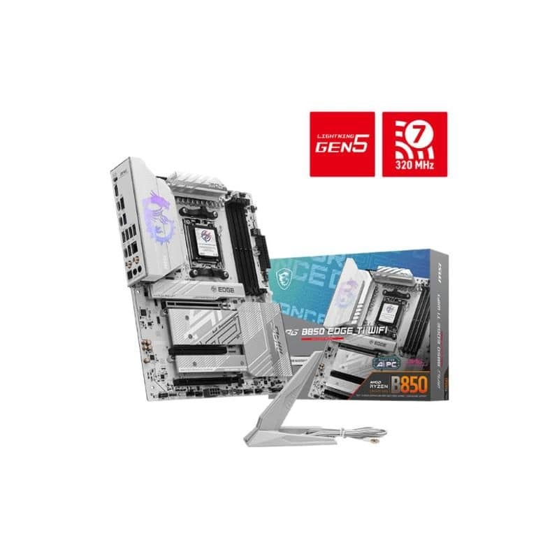 Scheda madre AMD B850 socket AM5 ATX Wi-Fi 7 - MSI MPG B850 Edge TI