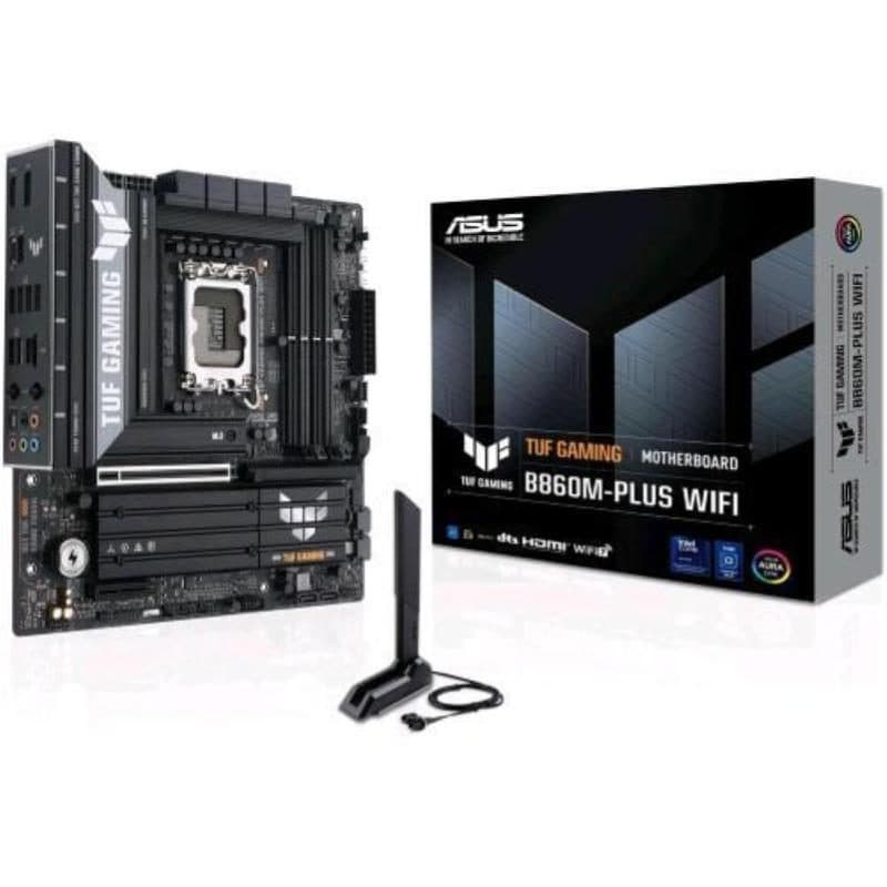 Scheda madre micro ATX LGA 1851 DDR5 Wi-Fi 7 Intel Core - ASUS TUF Gaming B860M-Plus