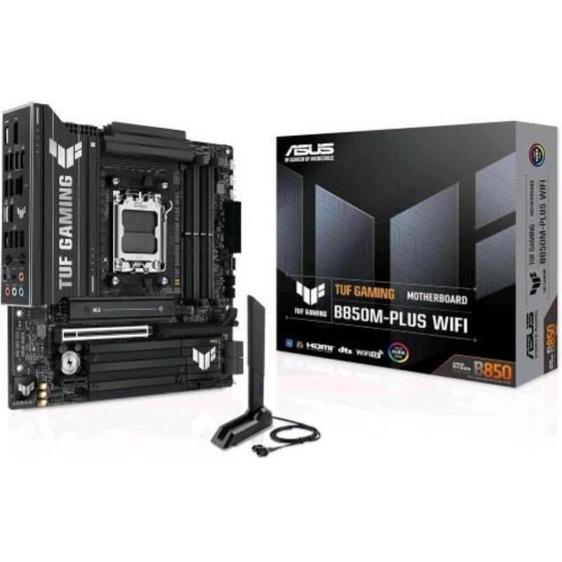 Scheda madre AMD B850 socket AM5 micro ATX Wi-Fi 6E - ASUS TUF Gaming B850M-Plus WiFi