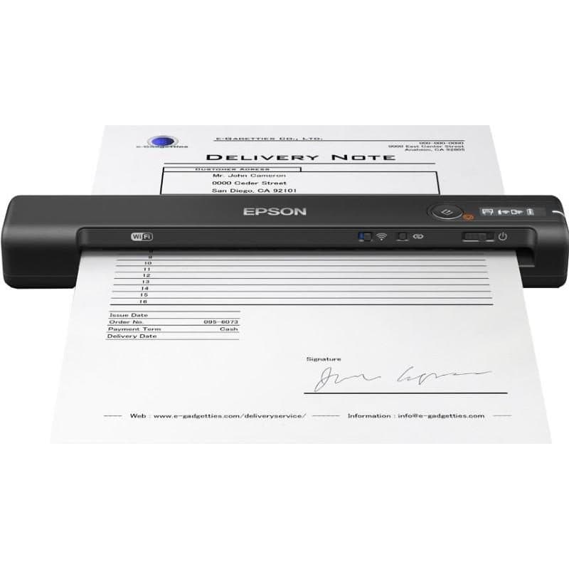 Scanner A4 Wi-Fi 600 x 600 dpi - Epson WorkForce ES-60W