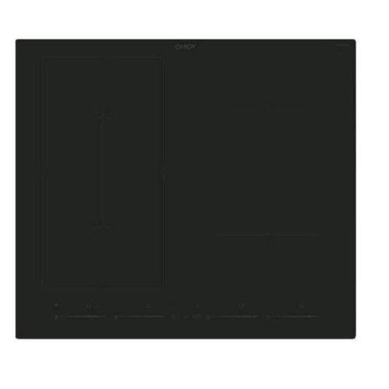Piano cottura a induzione 4 zone 59 cm in vetro ceramica con controllo touch e timer digitale nero - Candy CETPS64MCWFTT/1