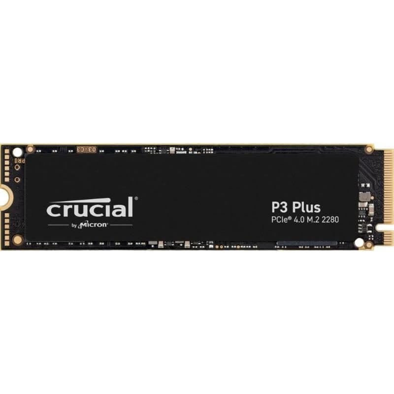 SSD 2 TB M.2 2280 NVMe PCIe 4.0 3D NAND fino a 5000MB/s nero - Crucial P3 Plus