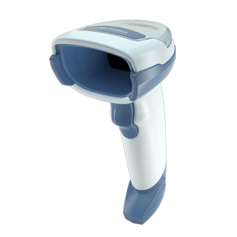Lettore di codici a barre portatile 1D/2D LED, kit con cavo USB incluso, blu/bianco - Zebra DS4608-HC