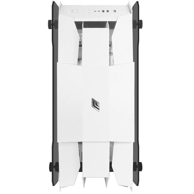 Case full tower gaming E-ATX/ATX/M-ATX/Mini-ITX, vetro temperato, 3 x USB 3.0, ventola PWM ARGB, bianco - Noua Ego Z5