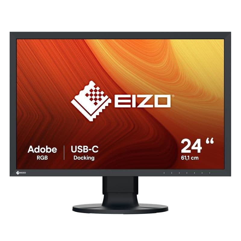 Monitor 24 pollici LED IPS 16:10 1920x1200 410 cd/m² sRGB, calibrazione hardware e software inclusa, pivot - EIZO
