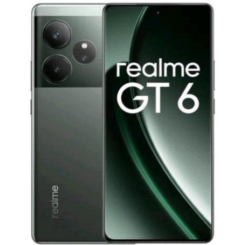 Smartphone 5G Dual SIM 6.78 pollici octa core 512 GB RAM 16 GB Razor Green - Realme GT 6