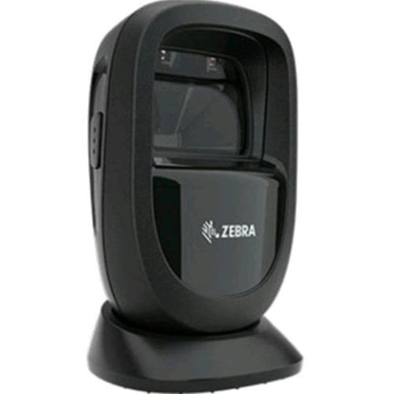 Lettore di codici a barre da tavolo 1D/2D LED, kit con cavo USB, nero - Zebra DS9308-SR
