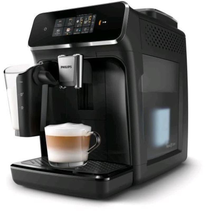 Macchina caffè espresso e cappuccino completamente automatica con macinacaffè, nero - Philips Series 2300 LatteGo EP2331/10