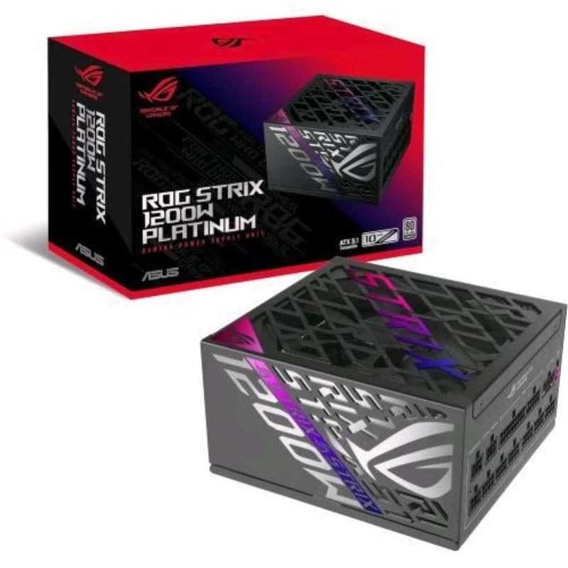 Alimentatore 1.200 W modulare 80 Plus Platinum ATX 3.1 PCIe Gen 5.0, nero - ASUS ROG Strix 1000P Gaming